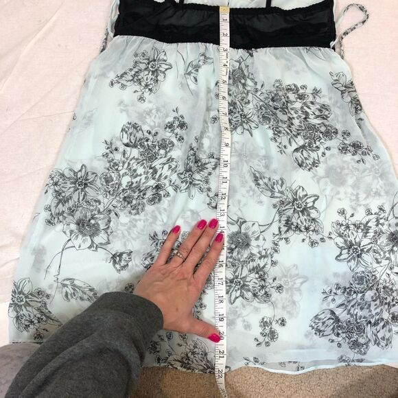 Apt 9 Tiffany Blue and Black Sexy Nightgown Small - Picture 10 of 11